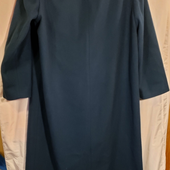 Vintage J G Hook 100% Blue wool Long coat women's (Read)*  (C2) - Picture 4 of 7